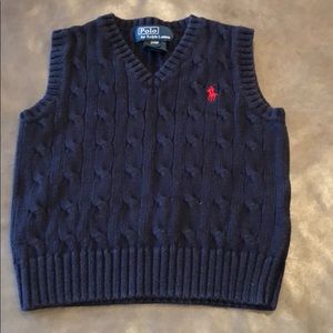 Polo Ralph Lauren Boys Size 24M  Sweater Vest